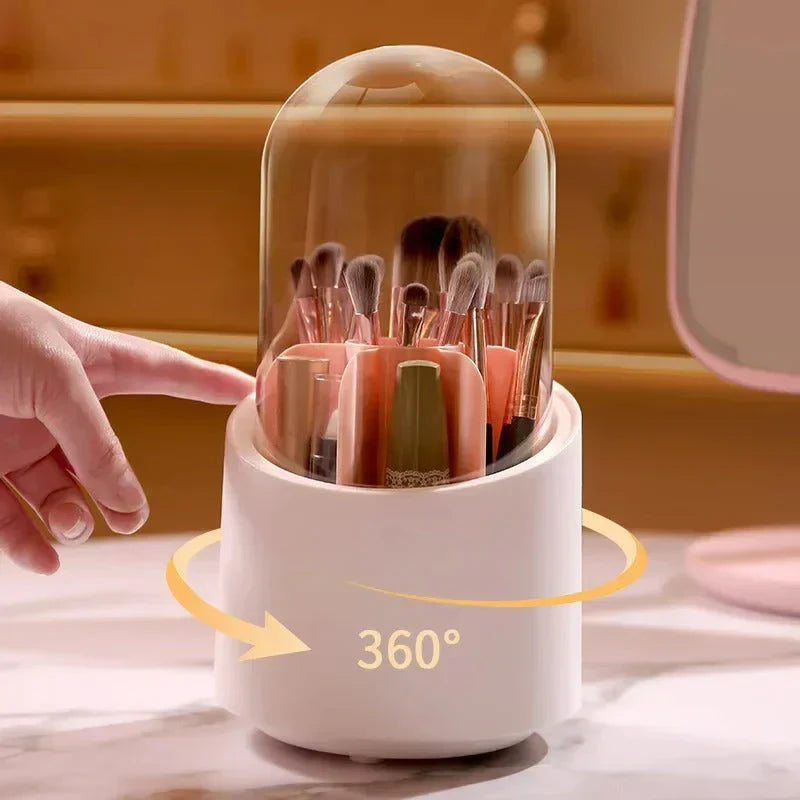 Rotating Makeup Brush Holder
