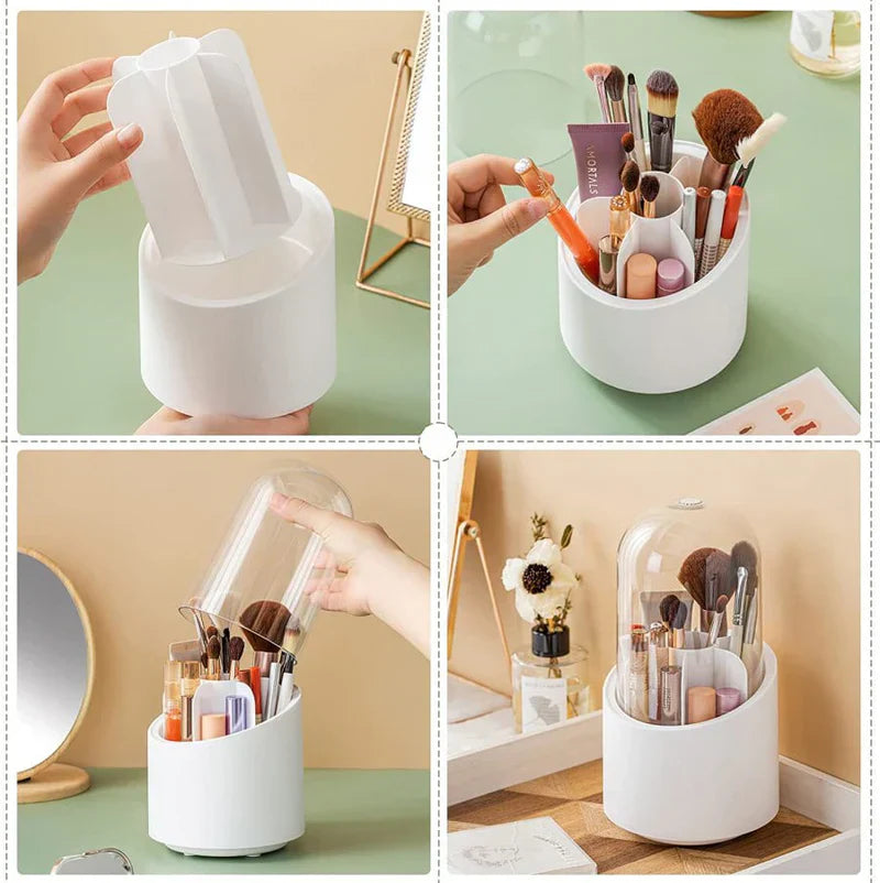 Rotating Makeup Brush Holder